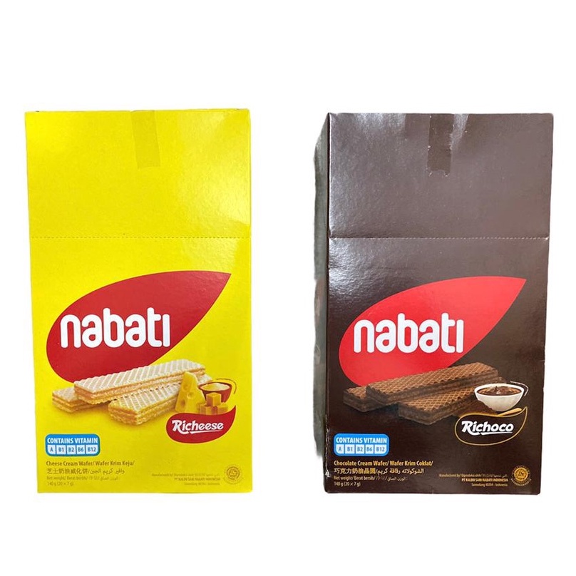 Nabati Wafer G X Packs Flavour Cheese Chocolate Expiry Date Shopee Malaysia