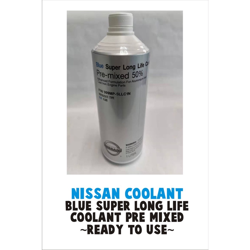 NISSAN ORIGINAL COOLANT PREMIXED BLUE 1L | Shopee Malaysia