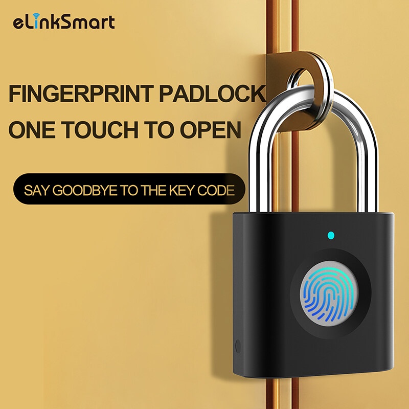 Solex Padlock, Smart Lock, Antitheft Stainless Steel Fingerprint