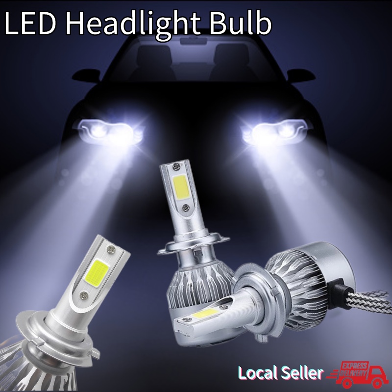 LED Headlight Bulb H11/H4/H7 led bulb saga blm lampu kereta mentol led