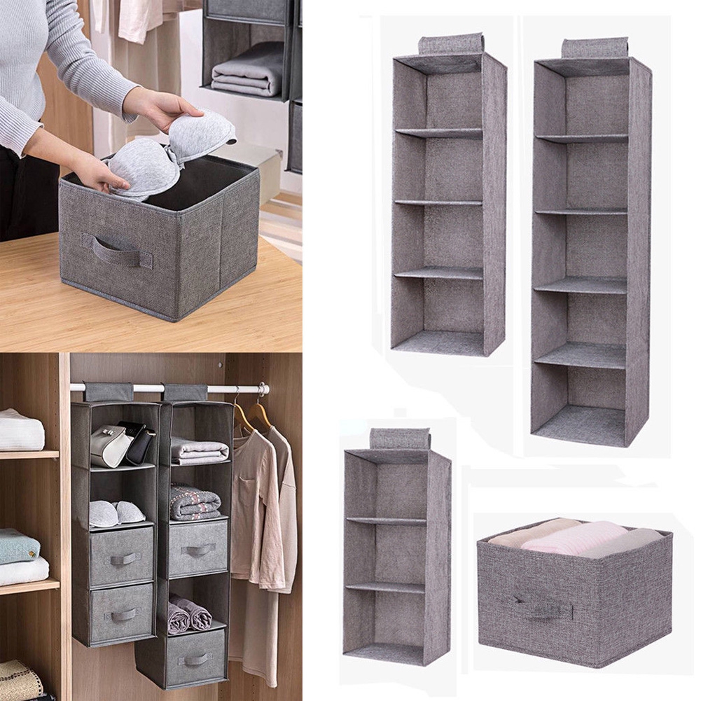 Clothes Hanging Organiser Storage Wardrobe Closet Shoes Hanger Bag Hangbag Dg Shopee Malaysia