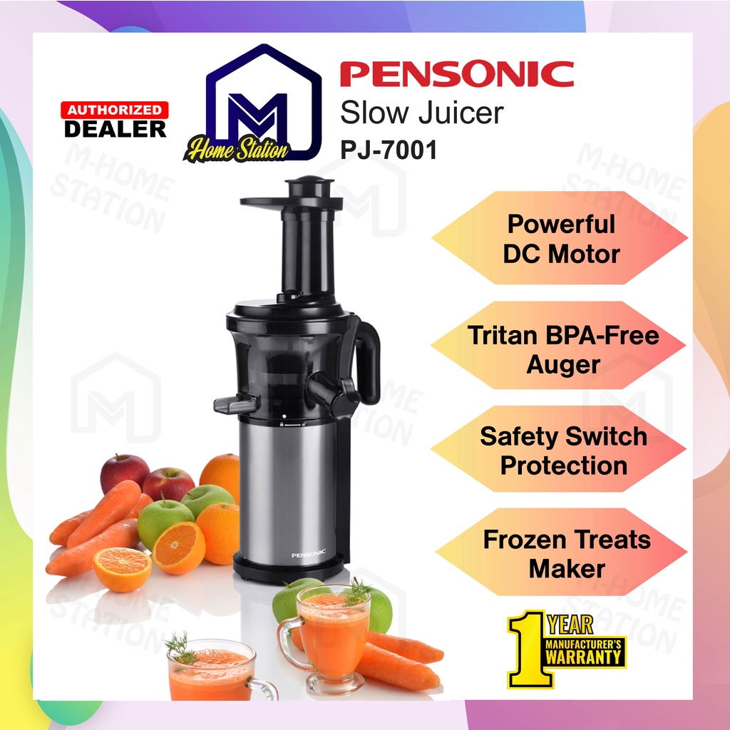 Pensonic Mini Slow Juicer DC Motor PJ-7001 Fruit Juicer Perlahan Blender Buah