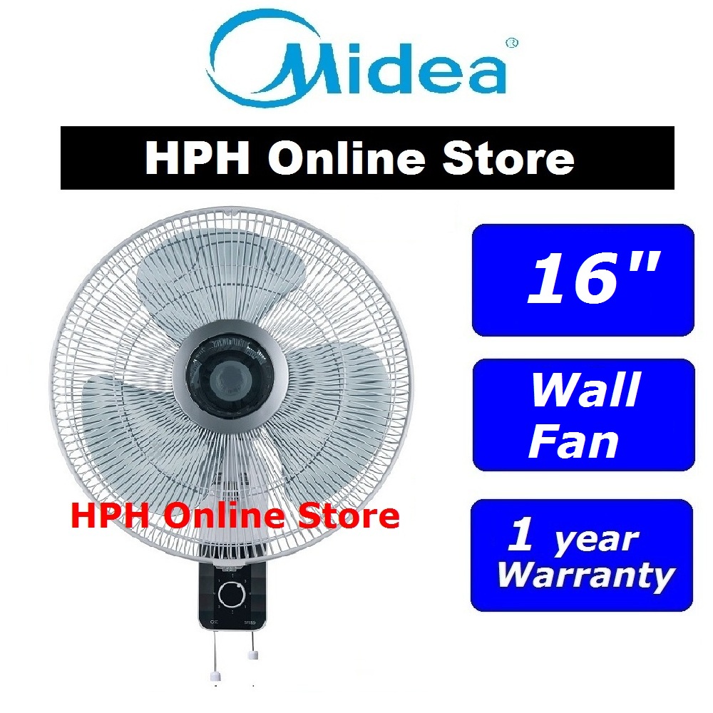 Midea 16 Wall Fan Mf 16fw6h Mf 16fw15ka Kipas Dinding 墙壁风扇