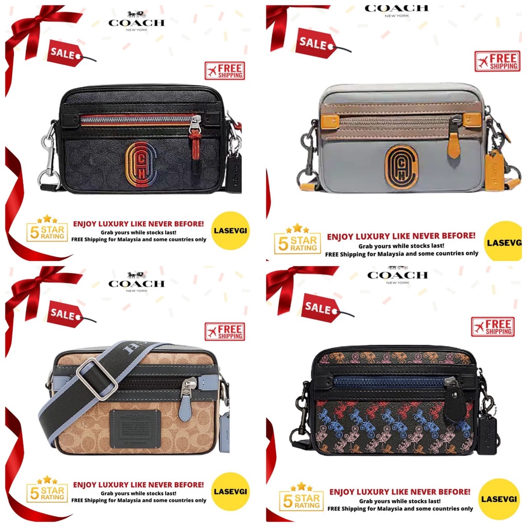 Original Sale! Coach Academy Crossbody bag in colorblock patch