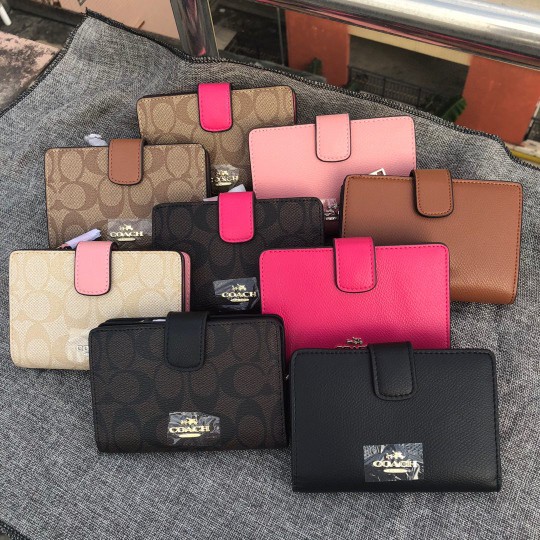 READY STOCK】Coach 53436 53562 beg duit wanita/purse woman/wallet woman/Small  purse/Card Wallet/Folding wallet | Shopee Malaysia