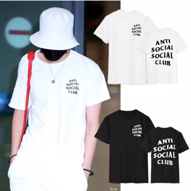 Nuevo Descuento De Promoción!! Kpop Ropa Infantil ANTI SOCIAL SOCIAL CLUB  BT21 BTS Camiseta 