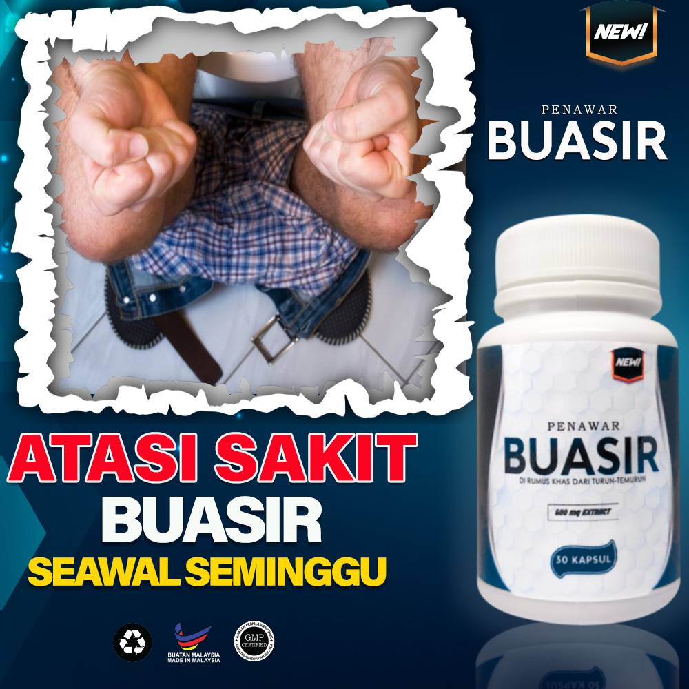 Ubat Buasir Haemorrhoids Berak Berdarah Penawar Buasir Gastric Gerd Anxiety Sembelit Buasir Shopee Malaysia