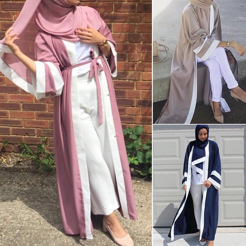 maxi dress with open front