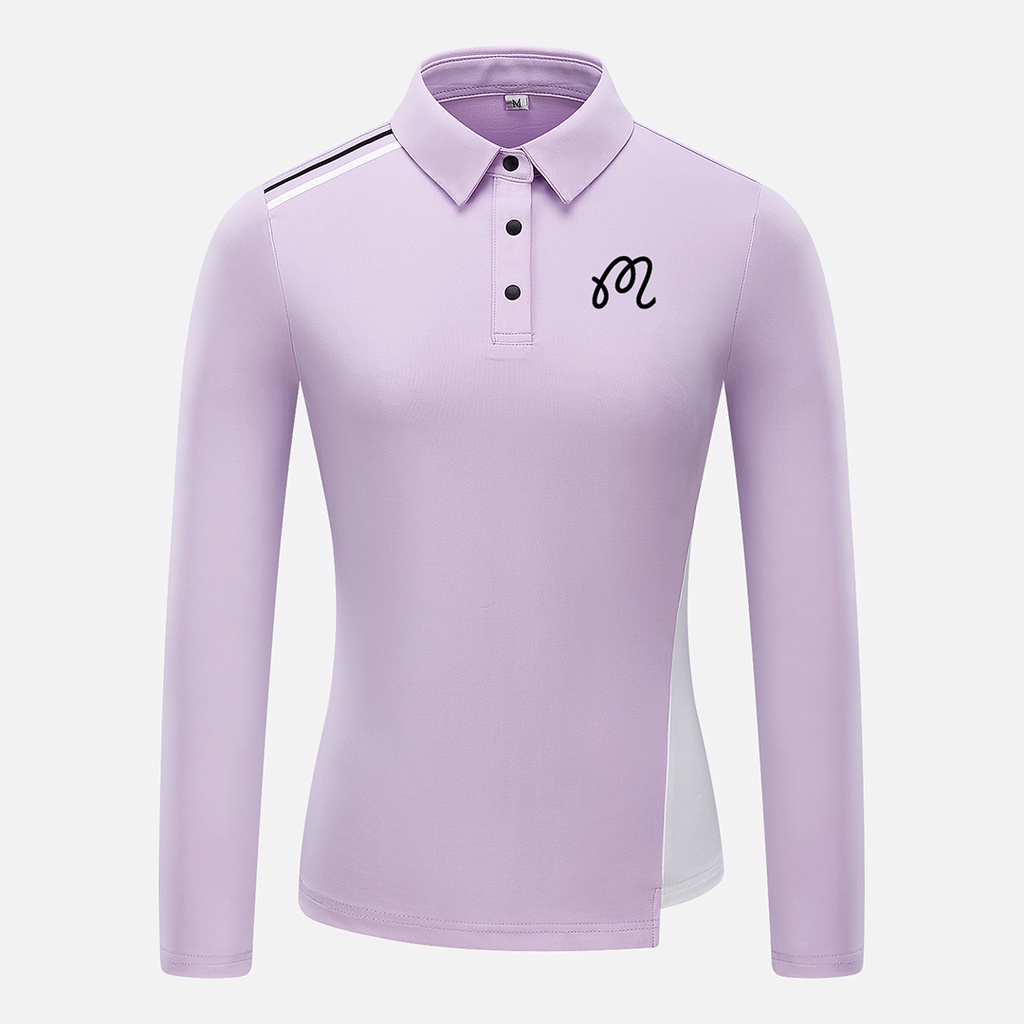 South Korea】MALBON Golf Long Sleeve T-Shirt Ladies Autumn and Winter  Comfortable Sports Polo Shirt Golf Clothing Women's Quick Dry Jersey #22036  | Shopee Malaysia