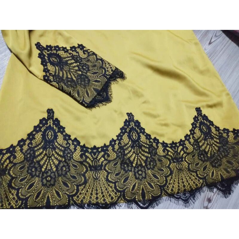 Eyelash Border Lace Murah Cantik Renda Baju Color Hitam Tambah Seri ...