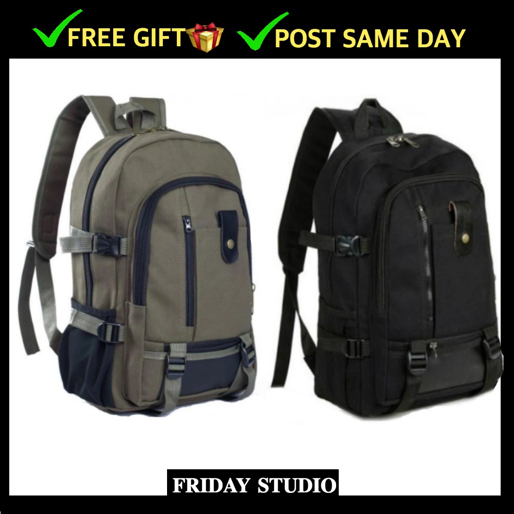 READY STOCK Korean Style Lightweight Backpack School Backpack Laptop