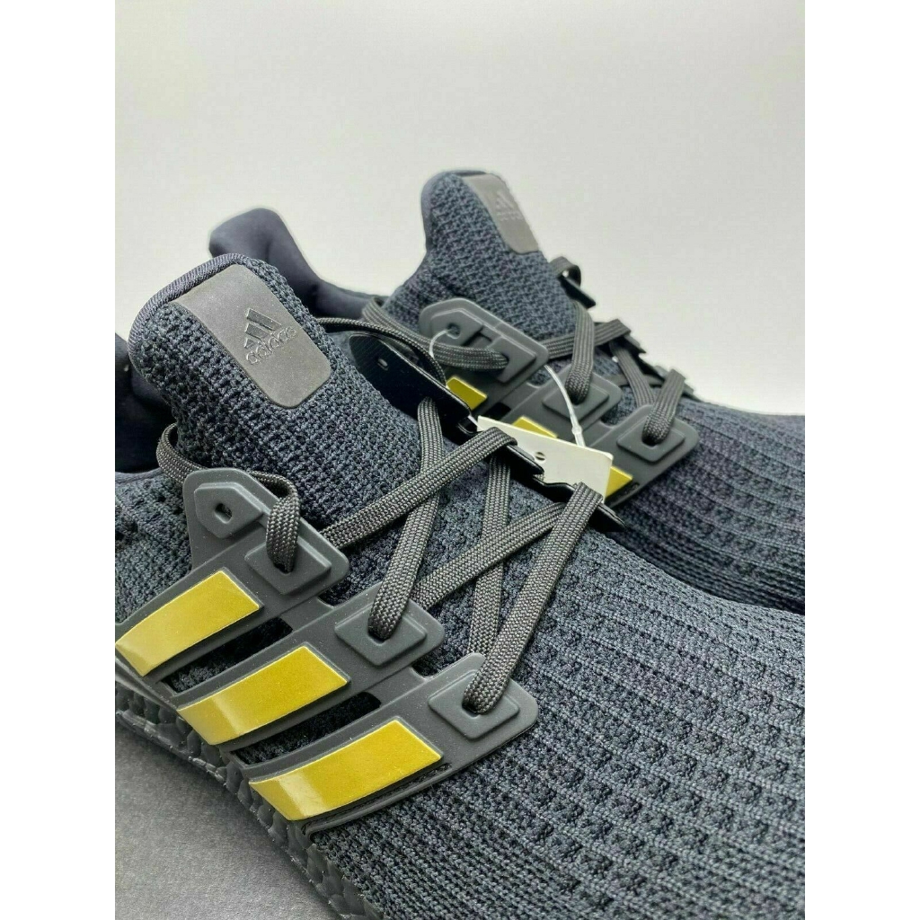 Adidas Ultraboost 4 0 Dna Core Black Gold Metallic Fu7437 Run Shoes Size 10 Shopee Malaysia