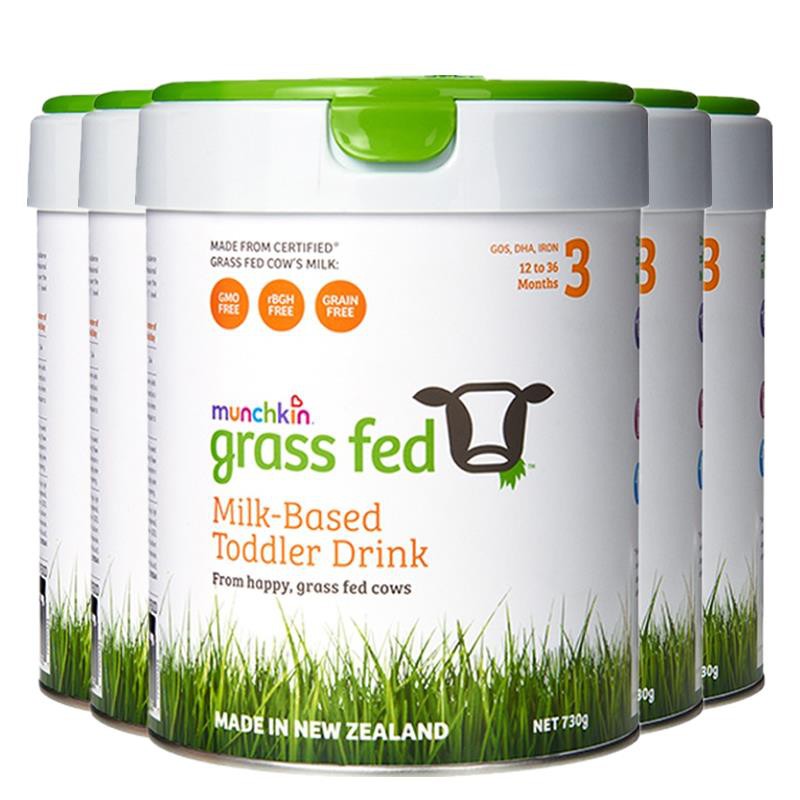 Original Import Munchkin Grass Fed Milk Powder Stage 3 (6 Tins