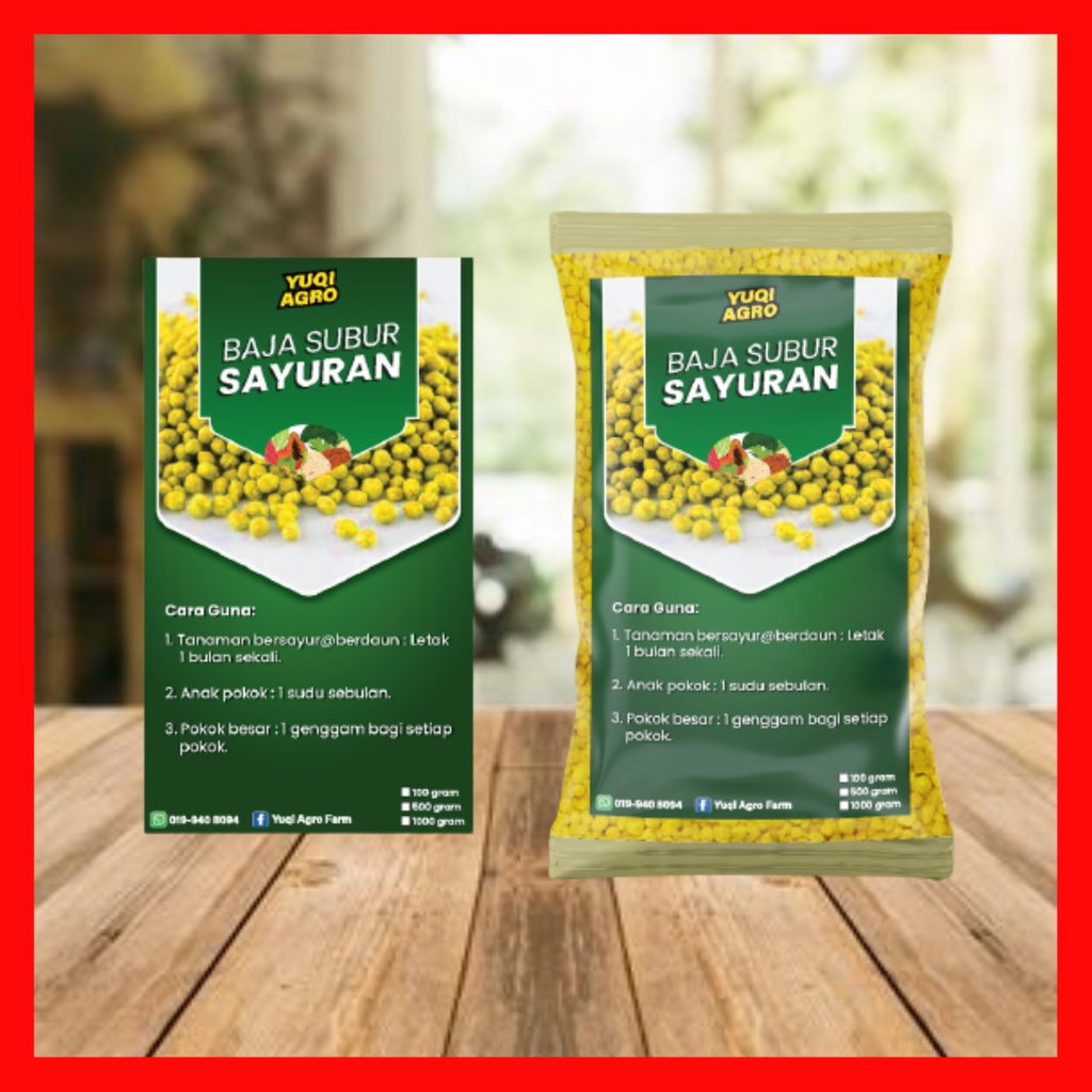 BAJA SUBUR SAYURAN BERDAUN (850g) ( BOOSTER Terbaik Untuk Tanaman Anak ...