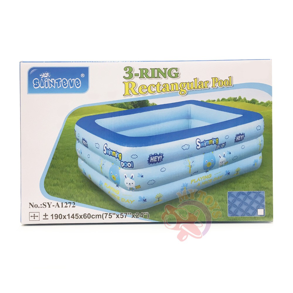3 ring rectangular pool