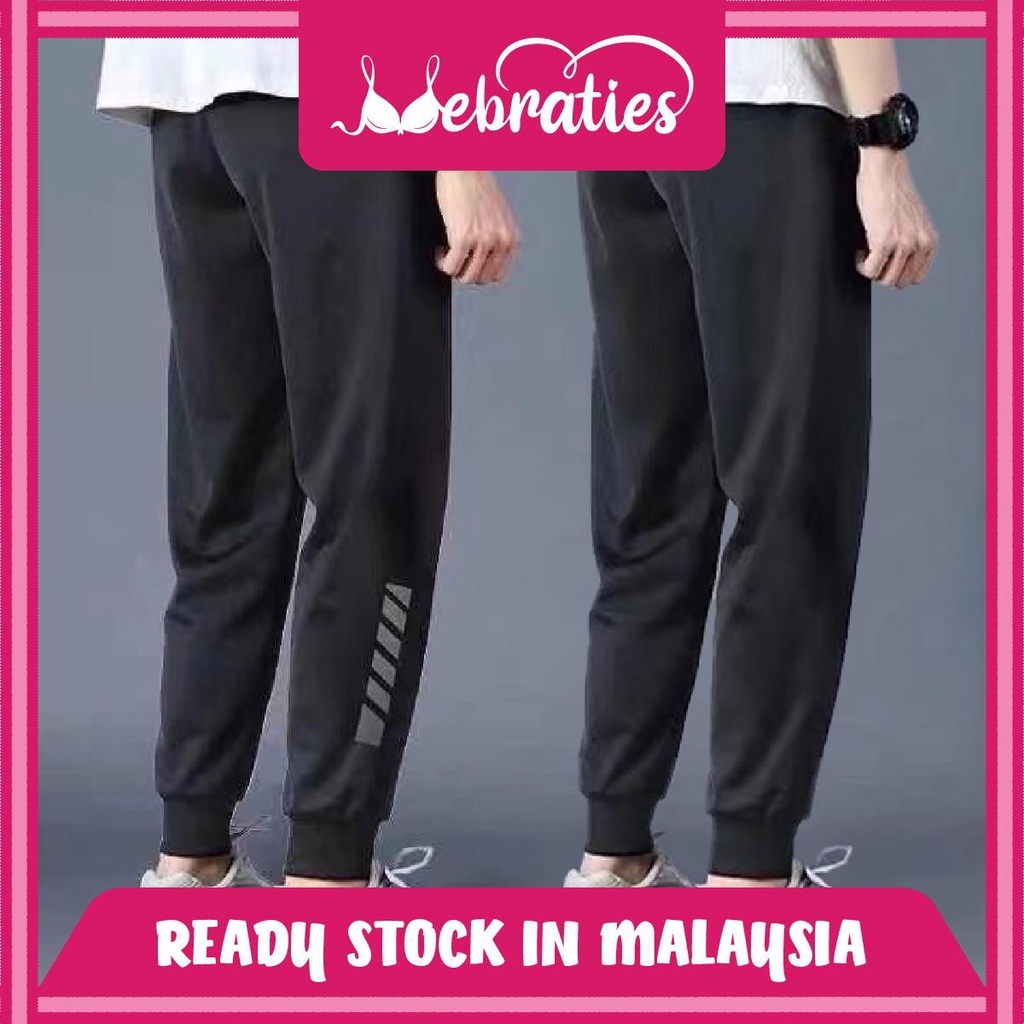 【Mebraties】Man Casual Long Pants Jogger Pants Long Sport Pants with Pocket Seluar Panjang Lekaki