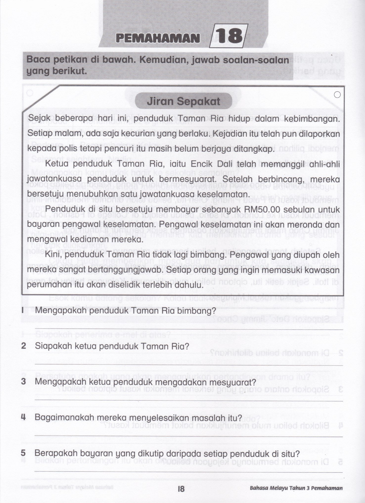 Bahasa Melayu Tahun 3 Nauscle