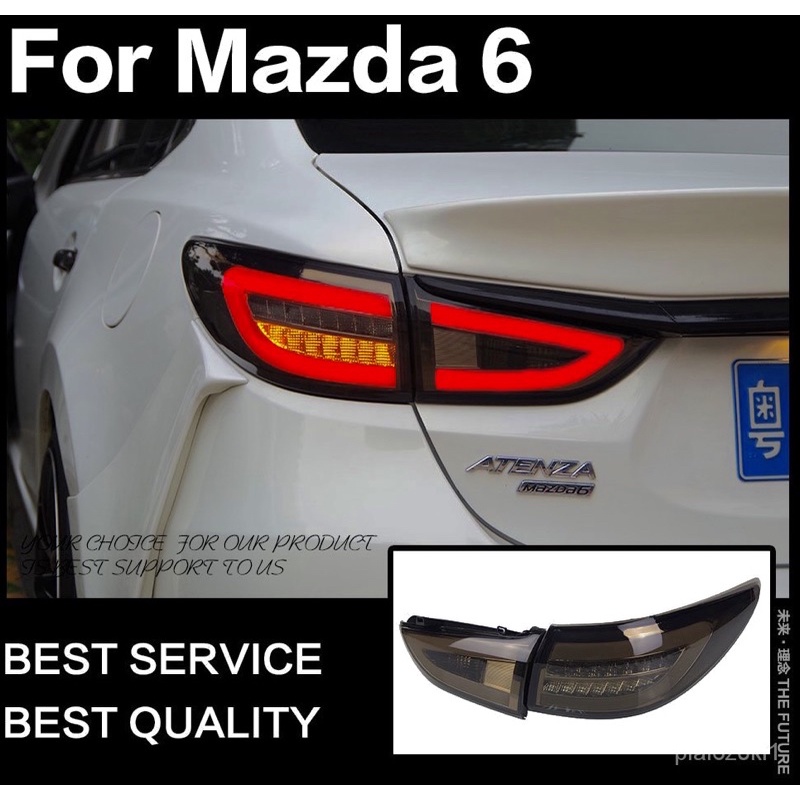 Mazda 6 Atenza 2014 2015 2016 LED Tail Light Lamp DRL Signal Brake