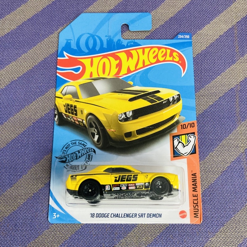 Hot Wheels 18 Dodge Challenger Srt Demon Shopee Malaysia