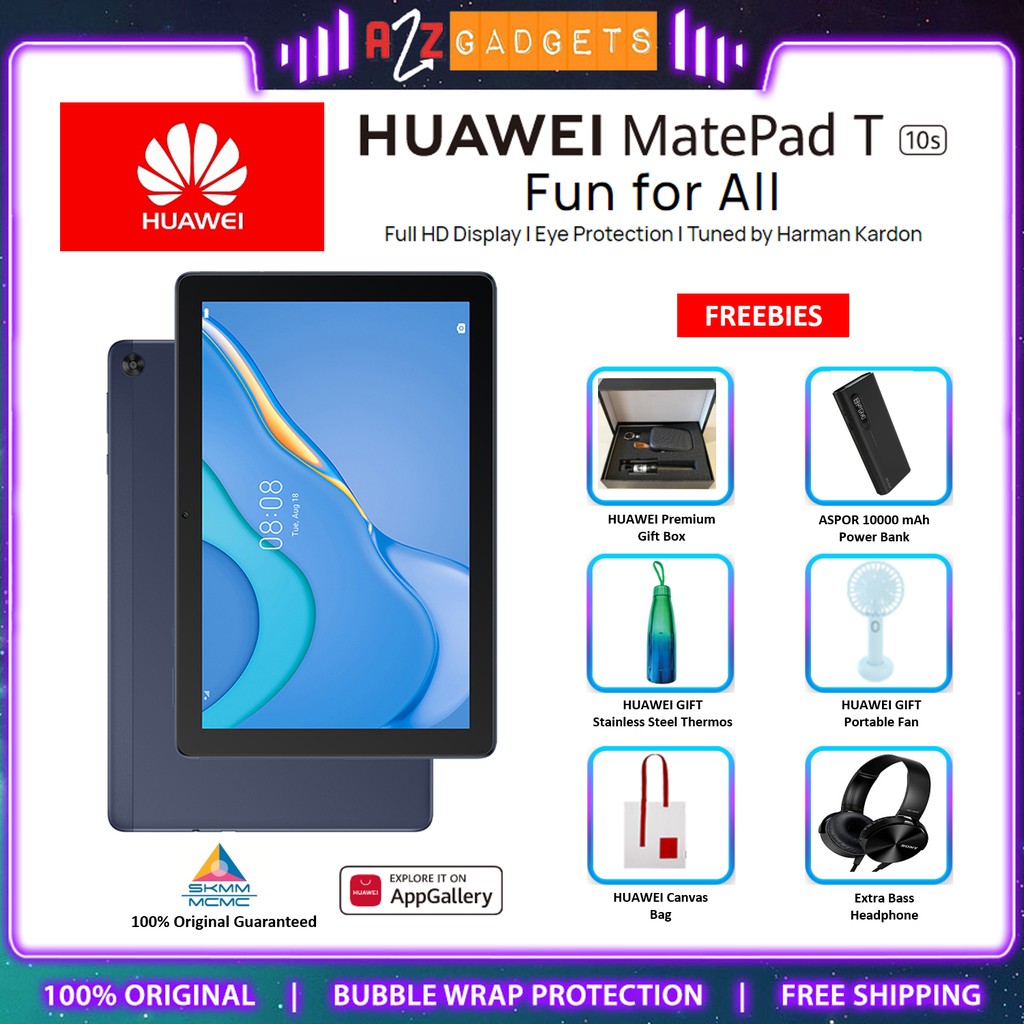 Buy Huawei Matepad T10s 10 1 Inch Tablet 3gb Ram 64gb Rom 1 Year Huawei Malaysia Warranty Seetracker Malaysia