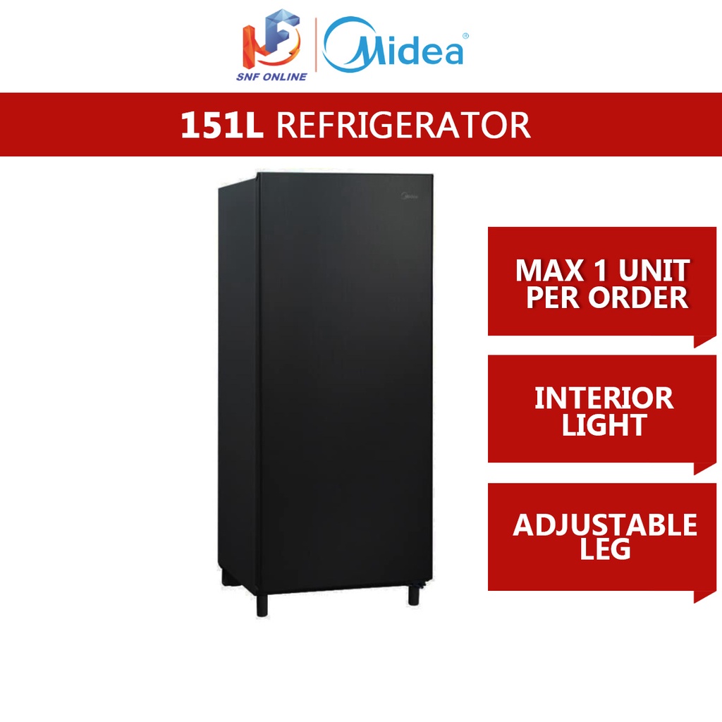 Midea Single Door Refrigerator Ms 196 Ms196 Shopee Malaysia