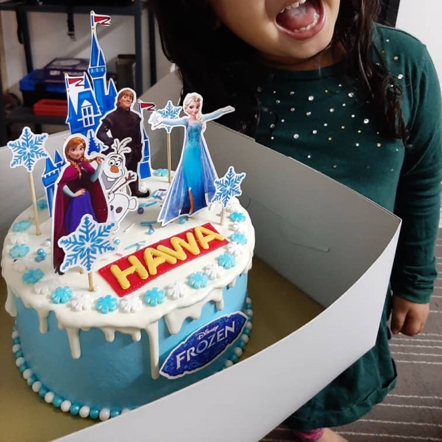 Frozen Cake Topper Set Shopee Malaysia