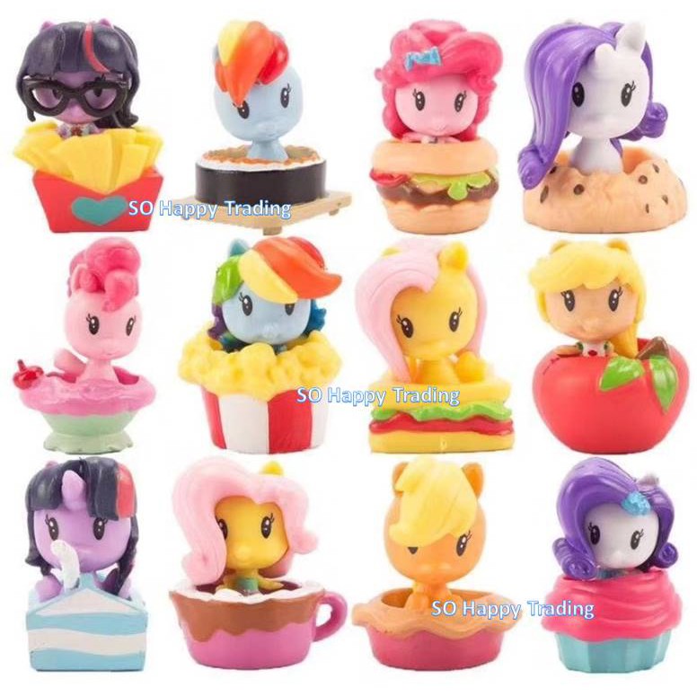 MLP / Pony Desert Figurine Set (12pcs) | Shopee Malaysia