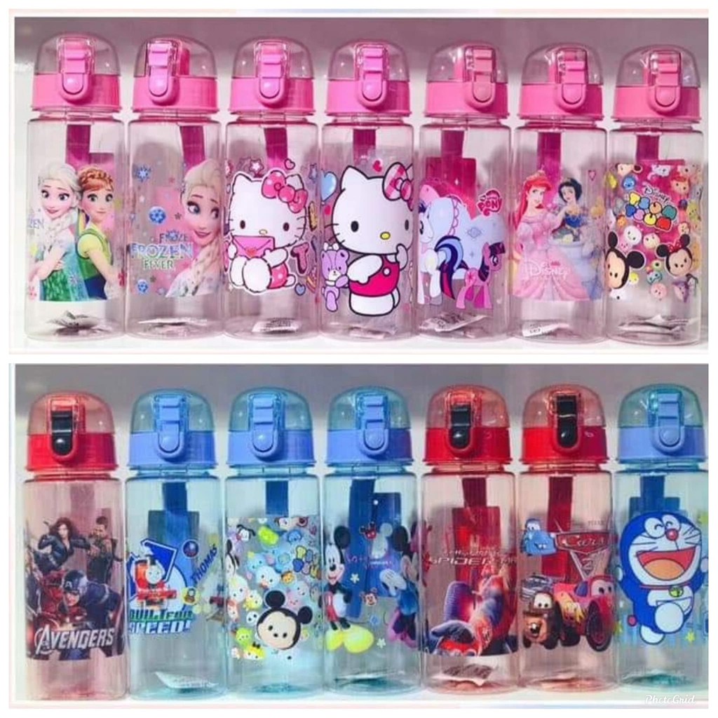 READY STOCK 550 ML Botol Air Minum Kanak-kanak Tak ada Straw ,Kids bottle Water No Straw, Bottle KIds Bpa Free 小孩水瓶无吸管