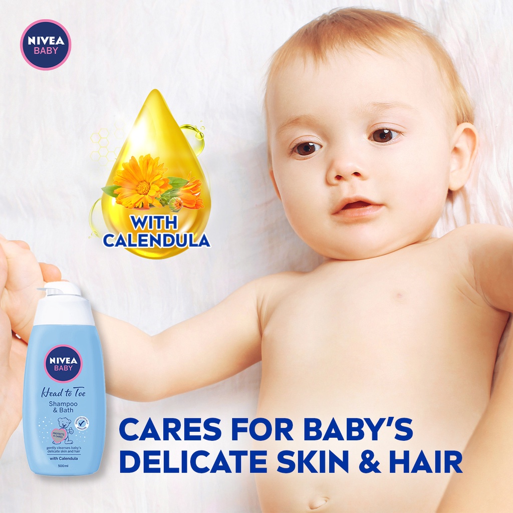 Nivea baby head to 2024 toe wash 500ml price