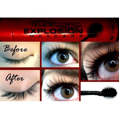 L Oreal Telescopic Explosion Mascara Blackest Black 8ml Shopee Malaysia