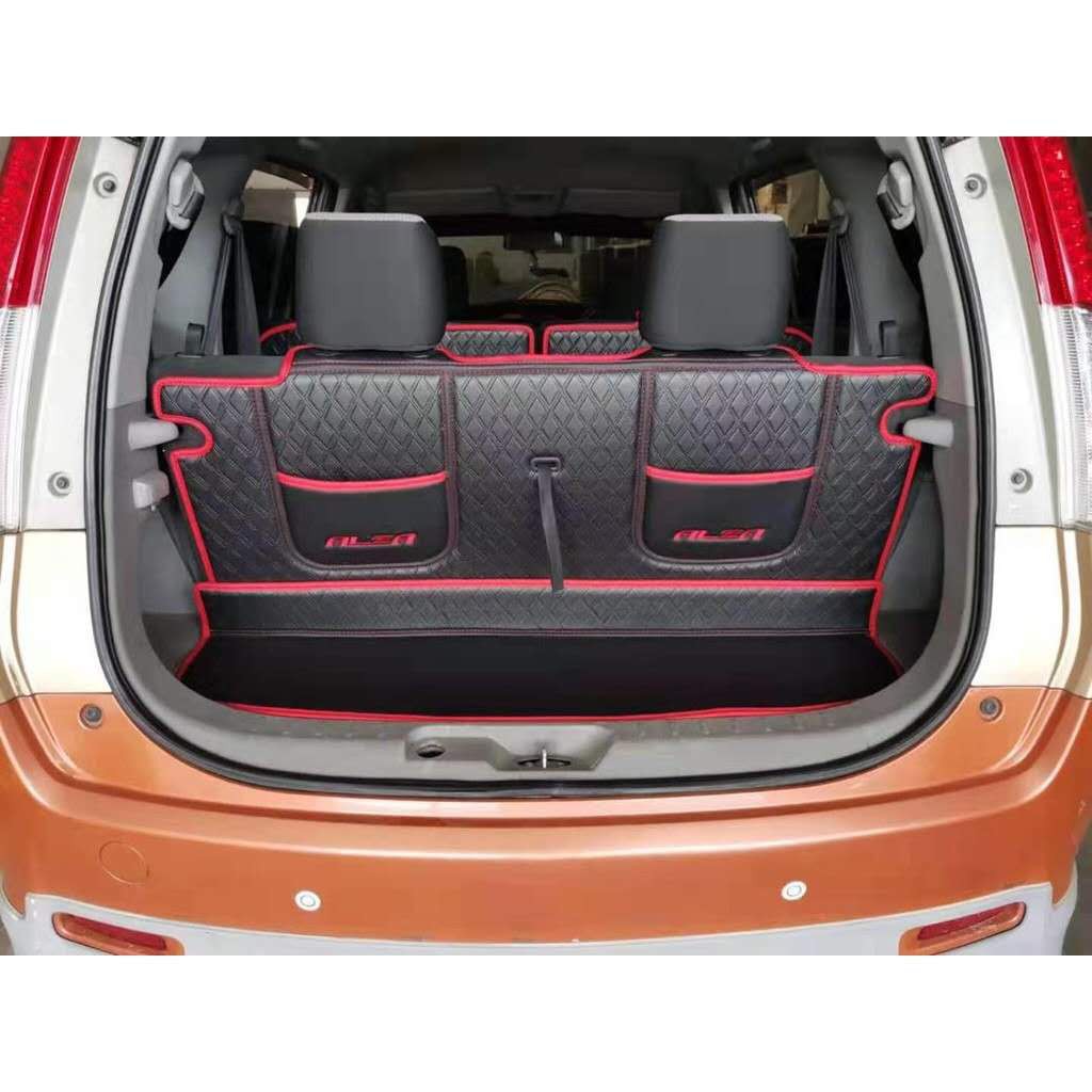 Perodua Alza Leather Rear Boot Cargo Car Floor Mats Trunk Mat Pad