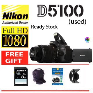 Nikon D5100 DSLR Camera +18-55mm (Used)