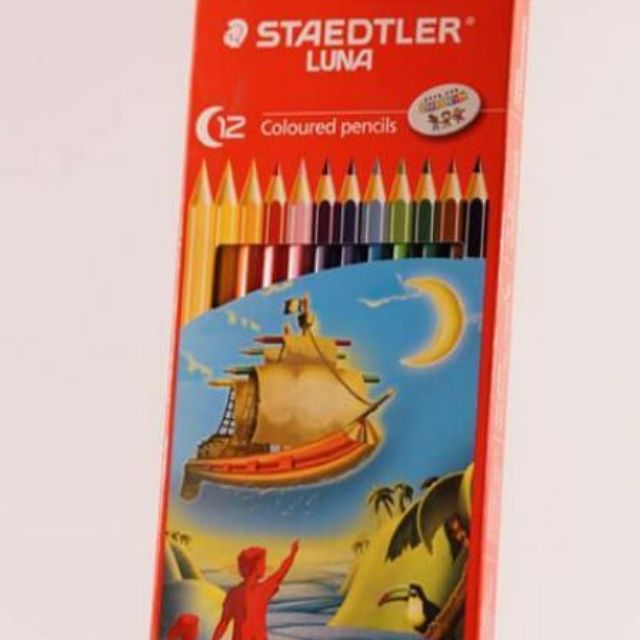 Pensil Warna Staedtler Luna Colour 12 Batang Panjang / Pendek | Shopee