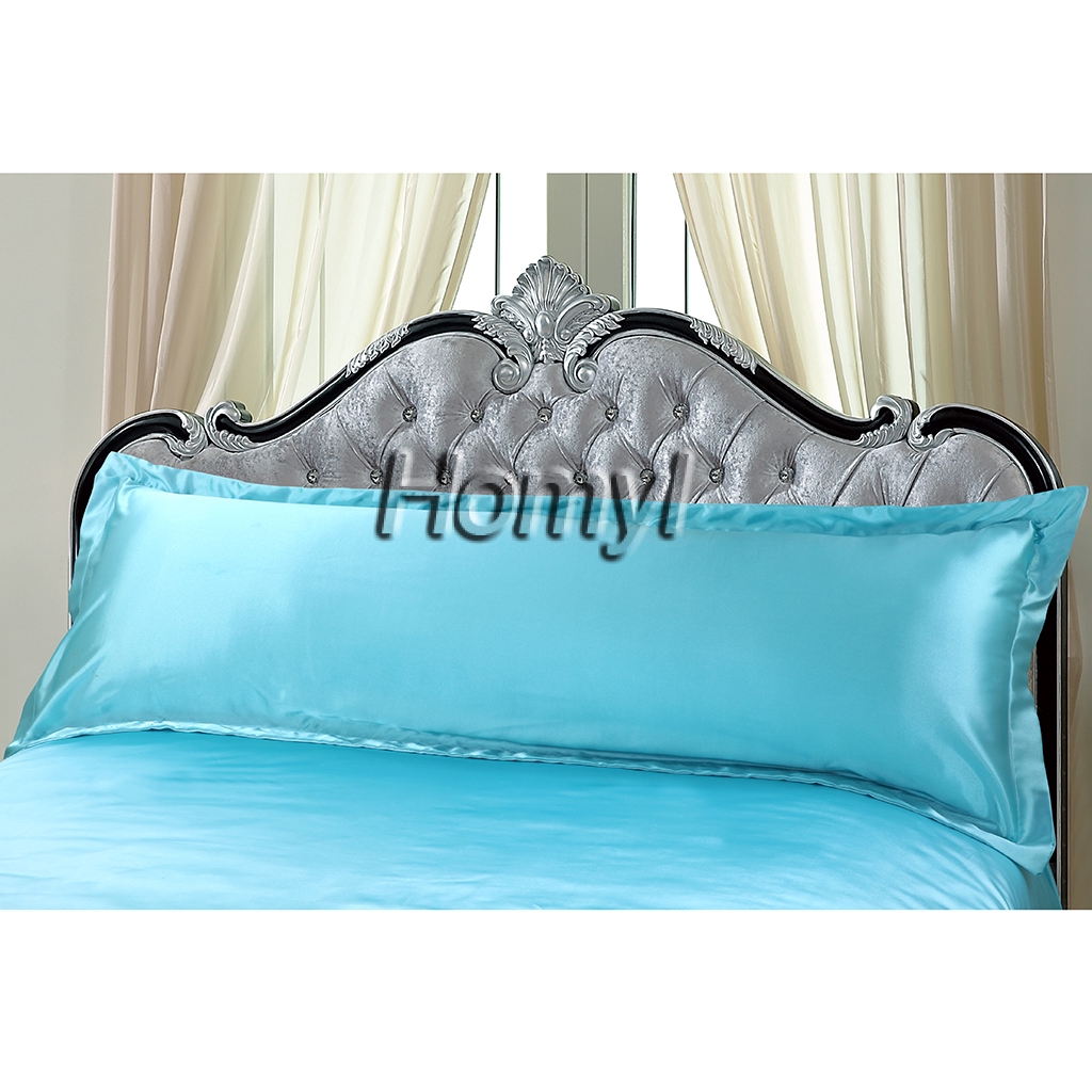 Magideal Long Body Pillow Case Cover Silk Body Pillowcase For Home
