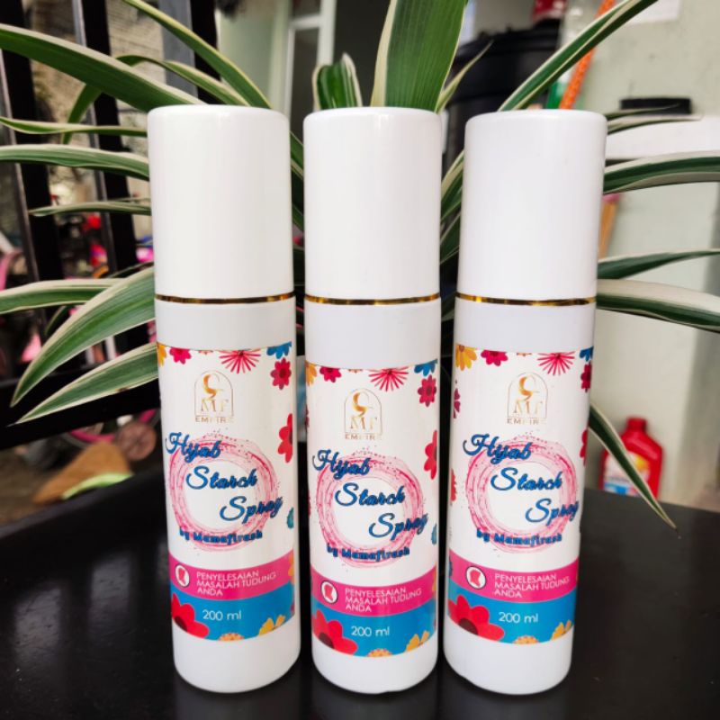HIJAB STARCH SPRAY BY MAMAFIRASH Shopee Malaysia