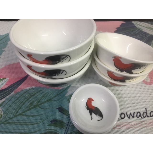 Rooster design sauce plate Shopee Malaysia