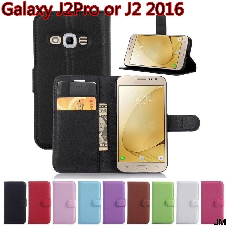 Samsung Galaxy J2 Pro 16 Wallet Flip Leather Case Cover For Galaxy J2pro 16 Shopee Malaysia