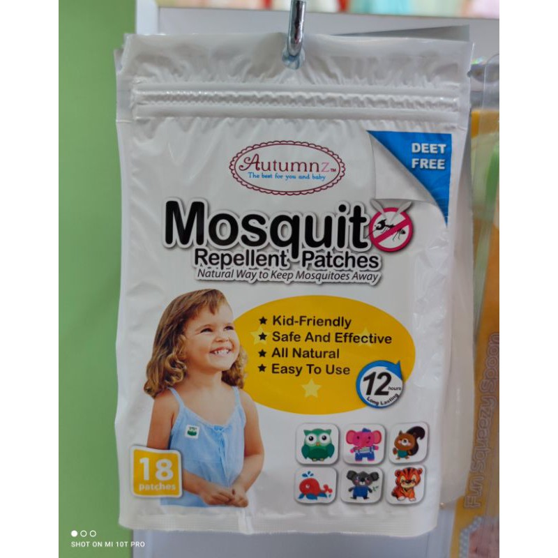 AUTUMNZ MOSQUITO REPELLENT PATCHES 18patches Shopee Malaysia   1d3713dc2c73f7827d0cf86849407f05