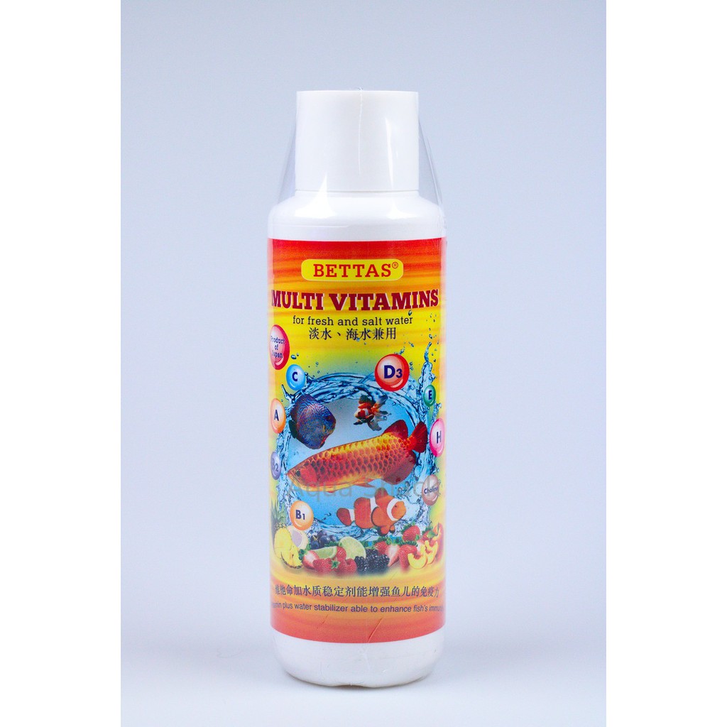 Ubat Vitamin Ikan Bettas Multi Vitamins 200ml Aquarium Fish Care