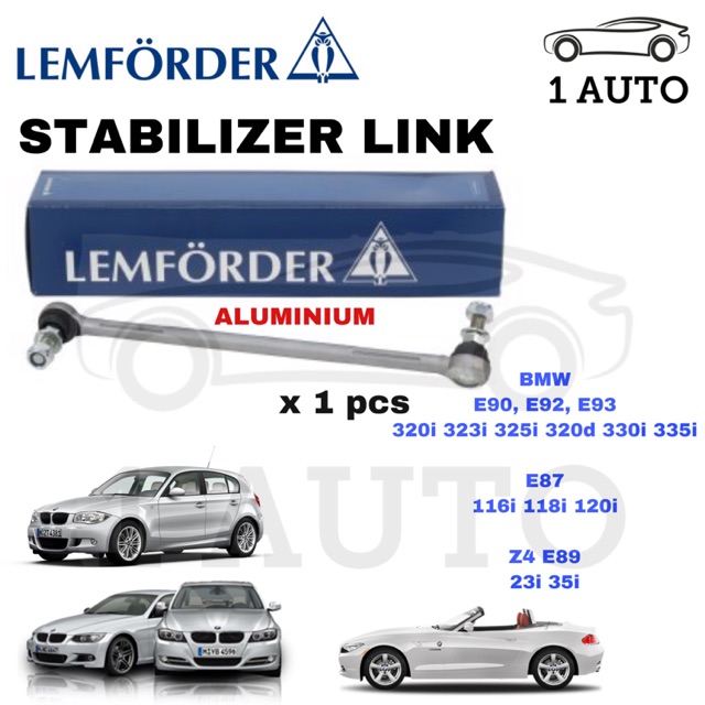 Lemforder Germany Front Stabilizer Link 1pcs Bmw E90 E92 E93 320i 320d 323i 325i 330i 335i E84 E87 116i 118i 120i Z4 E89 Shopee Malaysia