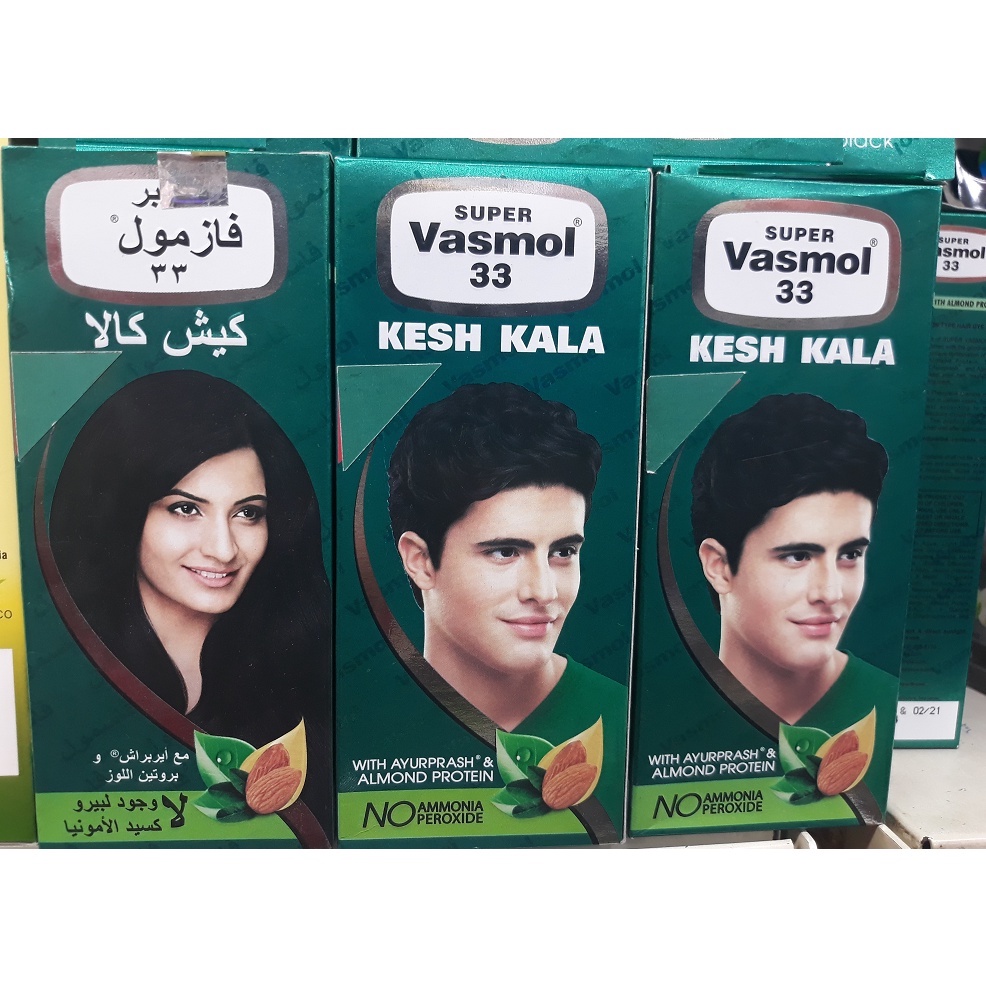 Super Vasmol 33 Kesh Kala With Ayurprash & Almond Protein (100ml)  Readystock | Shopee Malaysia