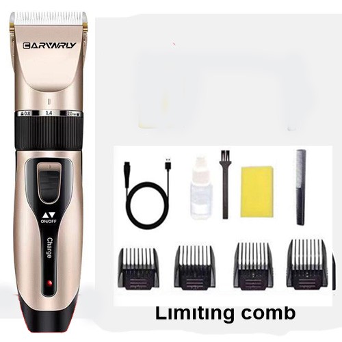 Rechargeable hair clipper professional hair trimmer electric razor barber cutting beard trimmer shaving machine men