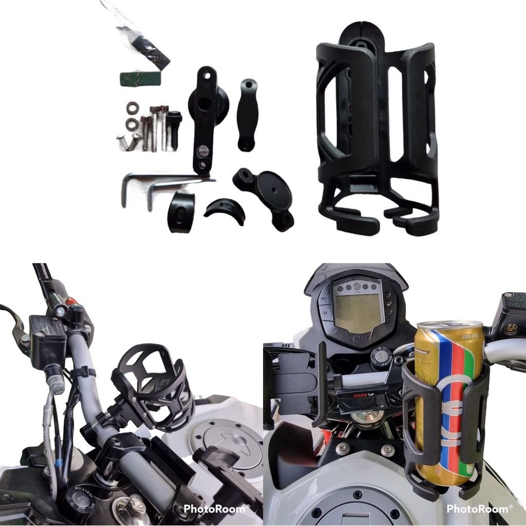 Premium Adjustable Bottle Holder Motorcycle Bicycle Pemegang Botol