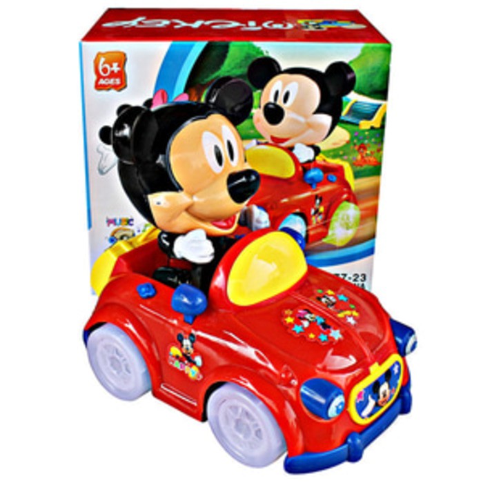 mickey mouse battery operated car