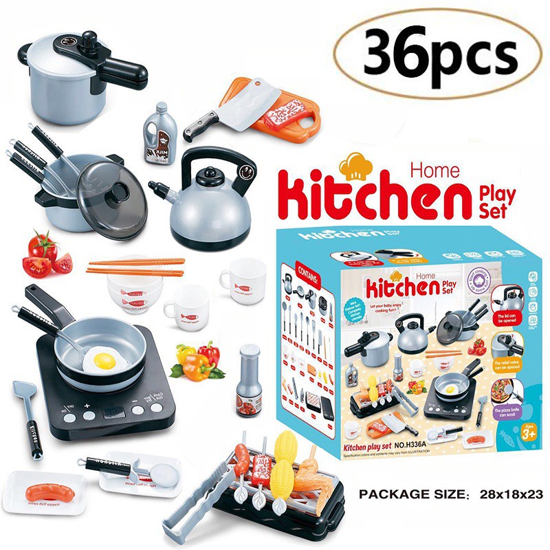 home kitchen play set