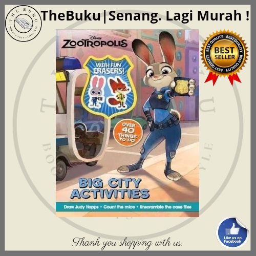 DISNEY ZOOTROPOLIS BIG CITY ACTIVITIES: OVER 40 THINGS TO DO + FREE ebook