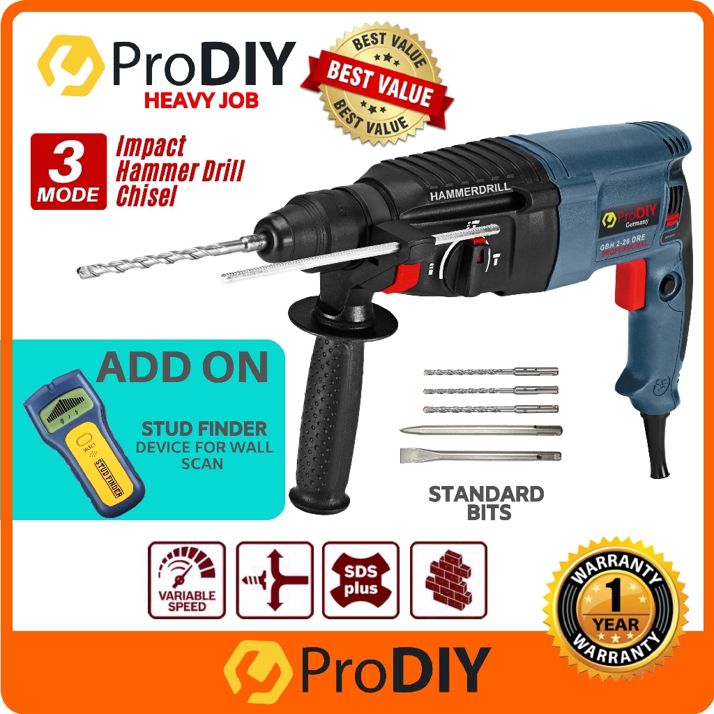 hammer drill with hammer only mode