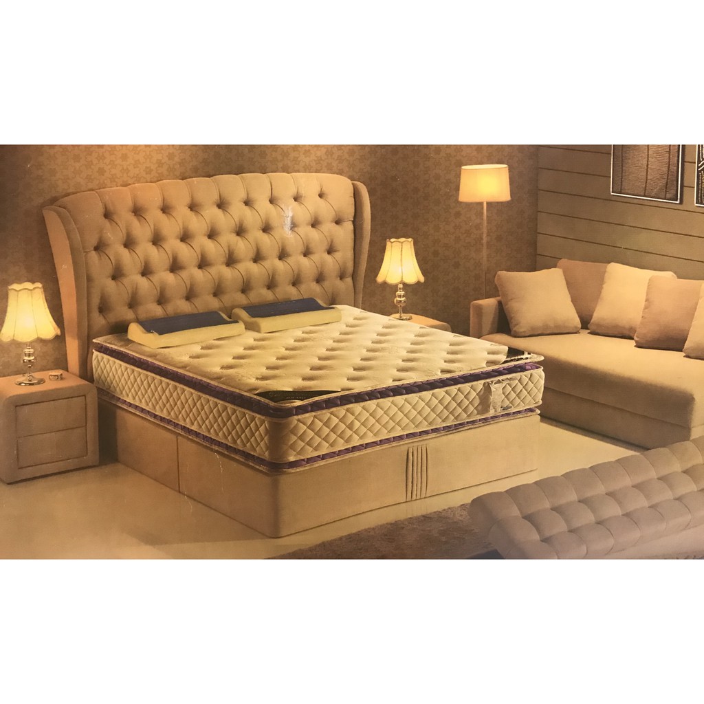 Designer Eva Divan 10 Upholstered, King Size Bed 尺寸 Malaysia