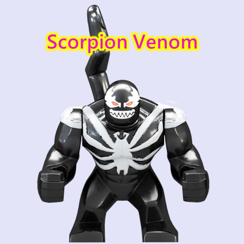 SpiderMan Toys Ghost Rider Captain America Anti Venom Building Blocks Figurines 