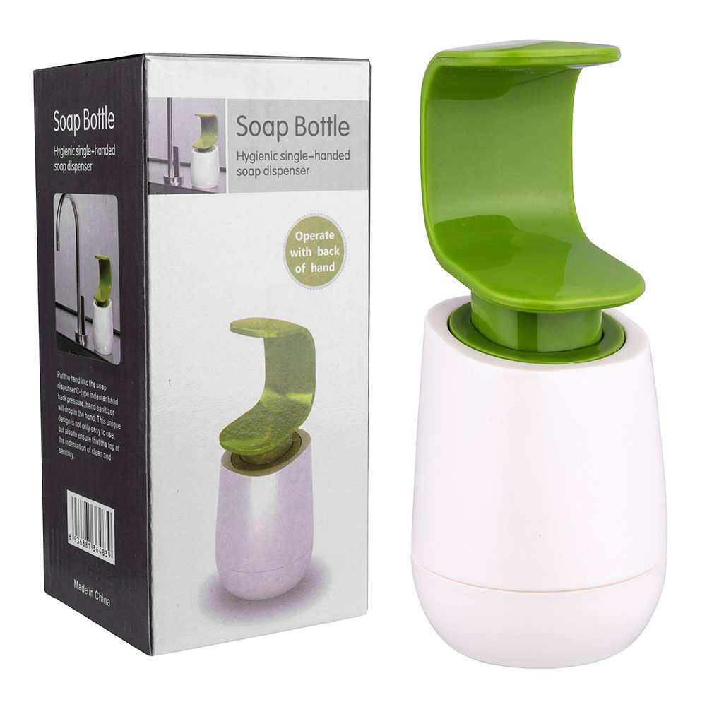 C Shaped Single-Handed Hand Soap Liquid Dispenser Bottle | Shopee Malaysia